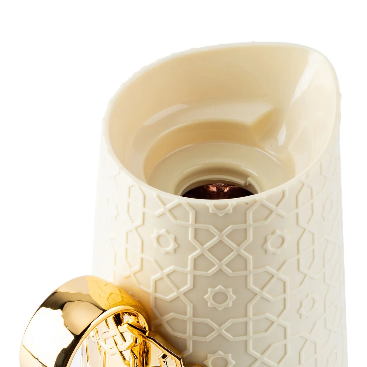 ROSETTE Vacuum Thermos  Flask Thermos For Tea And Coffee From Rosette – Ivory gold - Image 3