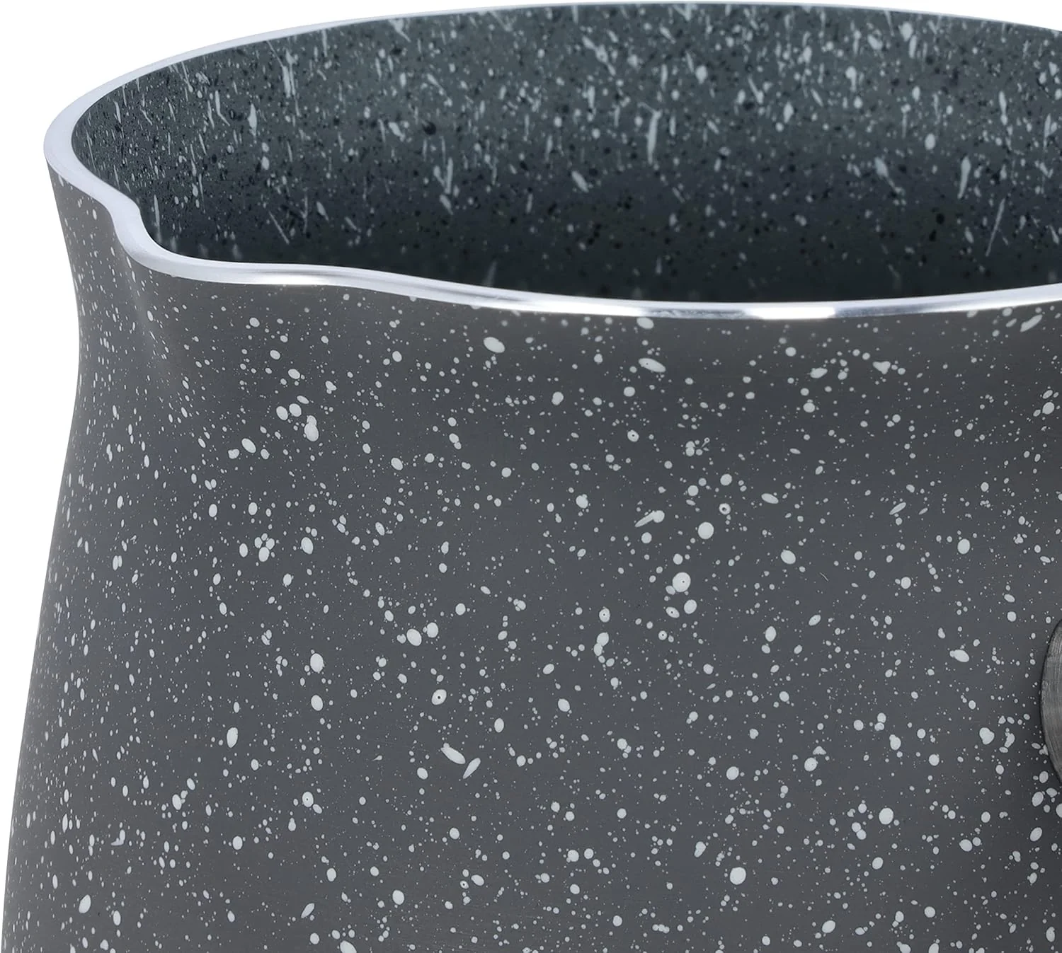 ROYALFORD 10.5cm Coffee Warmer, Grey Marble, Durable Granite Coating, 5-layer Construction- RF10190 - Image 2