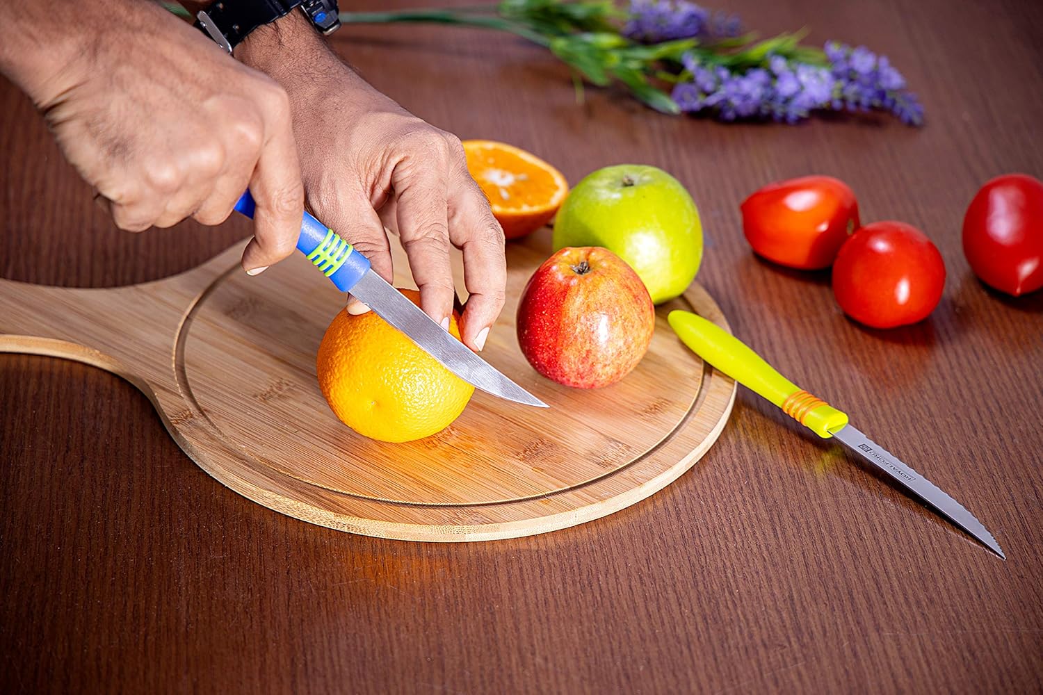 Royalford 2-Piece Stainless Steel Fruit Knife Set – 22cm Precision Cutting (RF7029) Assorted - Image 2