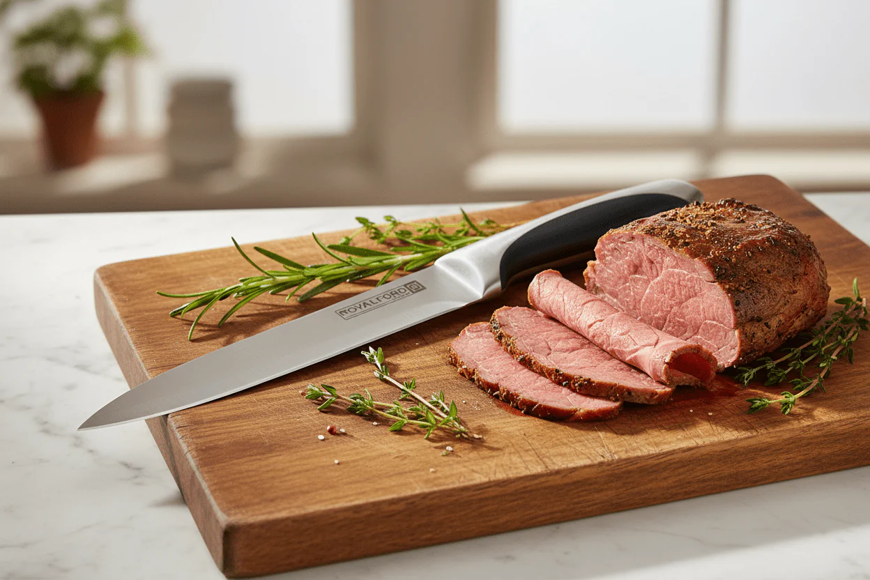 Royalford 8-Inch Slicer Knife – Ultra Sharp Stainless Steel Blade (RF1803) - Image 2