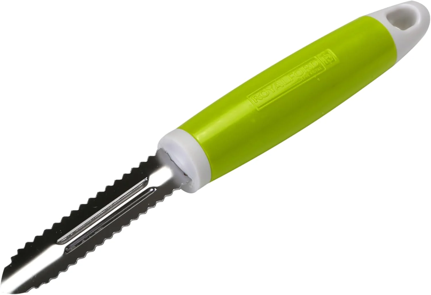 ROYALFORD Fish Peeler, Stainless Steel + ABS, Green- RF6304