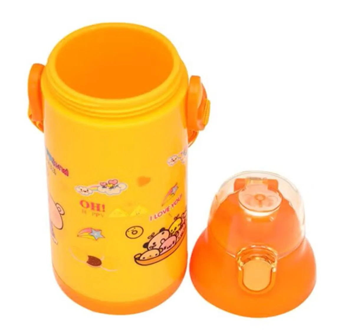 Royalford Plastic Waterbottle 350ml, Durable & Leakproof, Suitable for Hot&Cold Drinks, Eco-Friendly Material, Yellow- RF6420YL - Image 3