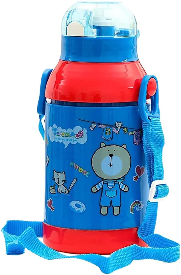 Royalford Plastic Waterbottle 500ml, Durable & Leakproof, Suitable for Hot&Cold Drinks, Eco-Friendly Material
