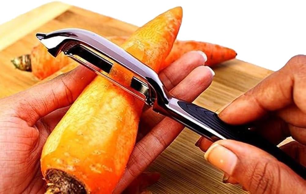 Royalford Stainless Steel T-Peeler – 16.5cm Precision Vegetable Peeler (RF4642) - Image 2