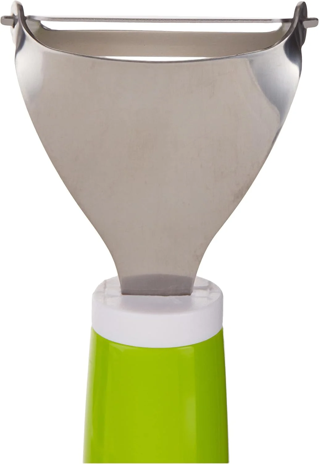 Royalford Stainless Steel Triangle Peeler-19cmX5.5cm-Green&White - Image 2