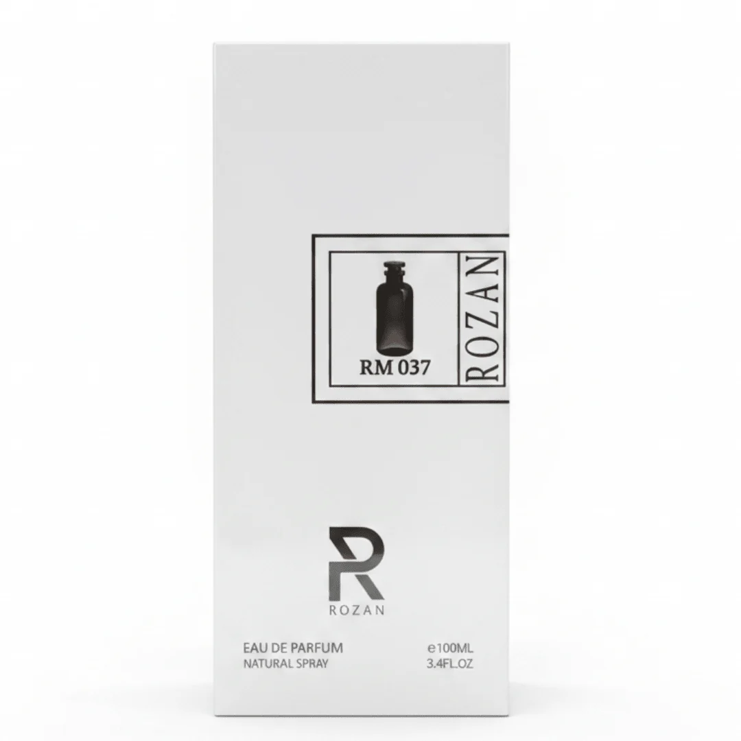Rozan RM 037 Eau de Parfum 100ml – Oriental Woody Unisex Fragrance with Agarwood, Incense & Raspberry | Natural Spray | Inspired Version |