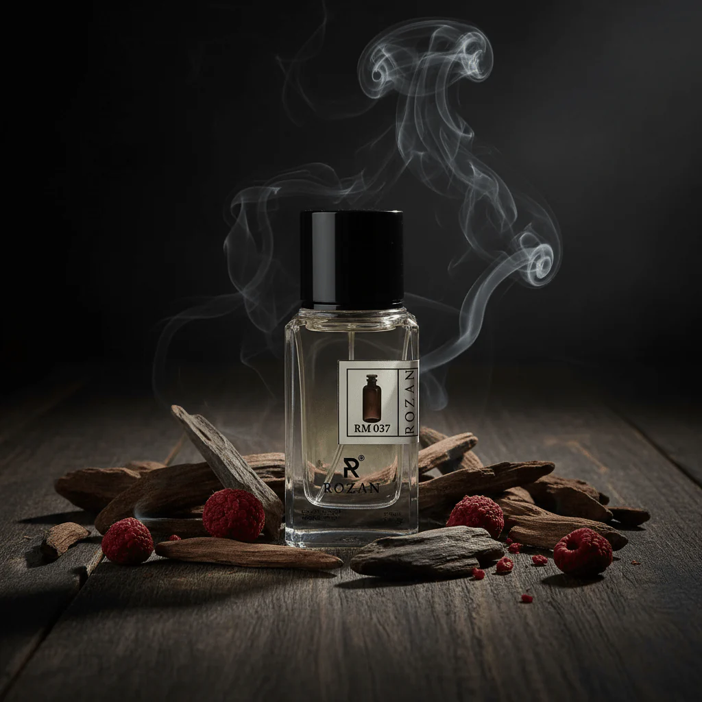 Rozan RM 037 Eau de Parfum 100ml – Oriental Woody Unisex Fragrance with Agarwood, Incense & Raspberry | Natural Spray | Inspired Version | - Image 4