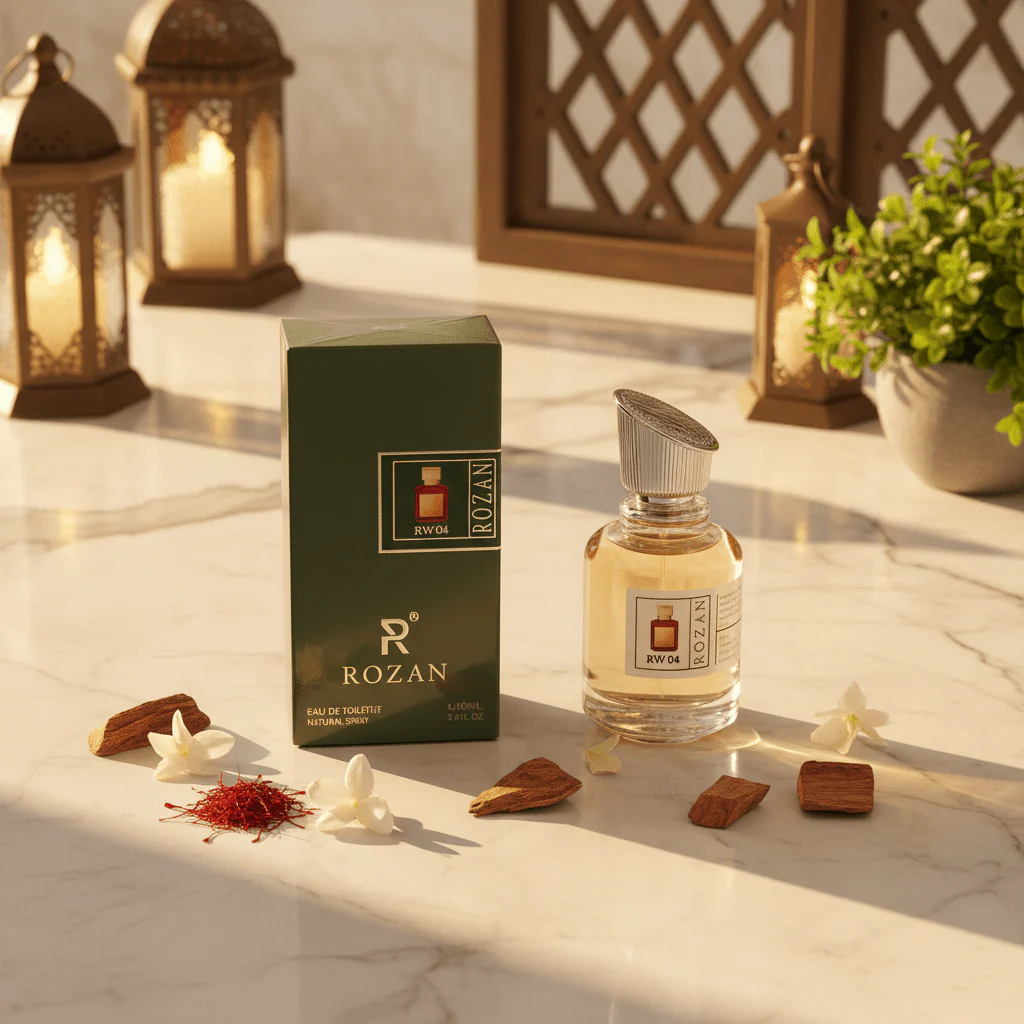 Rozan RW04 Eau de Parfum 100ml – Oriental Floral Fragrance for Women & Men | Inspired by Baccarat Rouge 540 | Natural Spray | Inspired Version | - Image 2