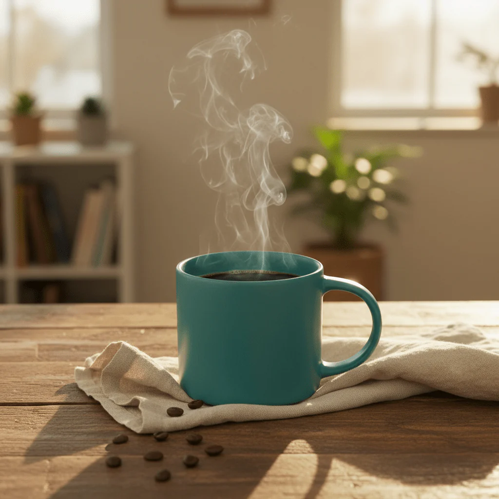 Ceramic Mug 300ml — Teal Green | Matte Finish | Everyday Luxury - Image 4