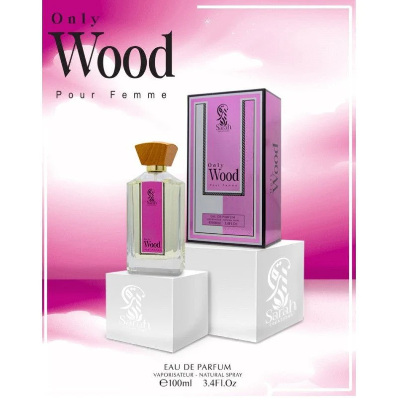 Sarah Creation Perfume Only Wood-For Woman (100ML) - Image 2