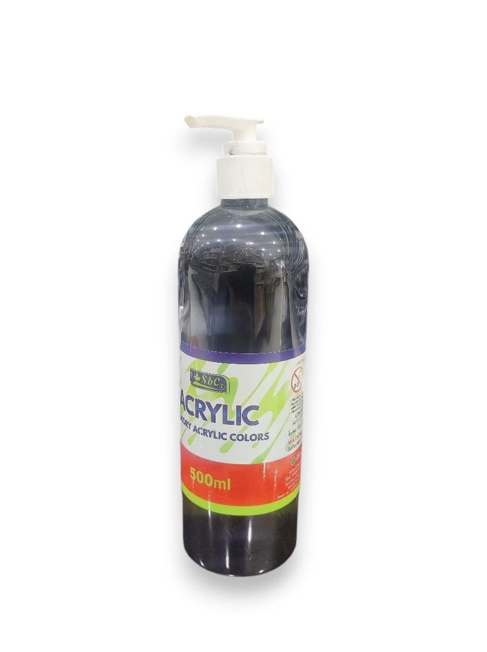 SBC Acrylic Colour 500ml Black