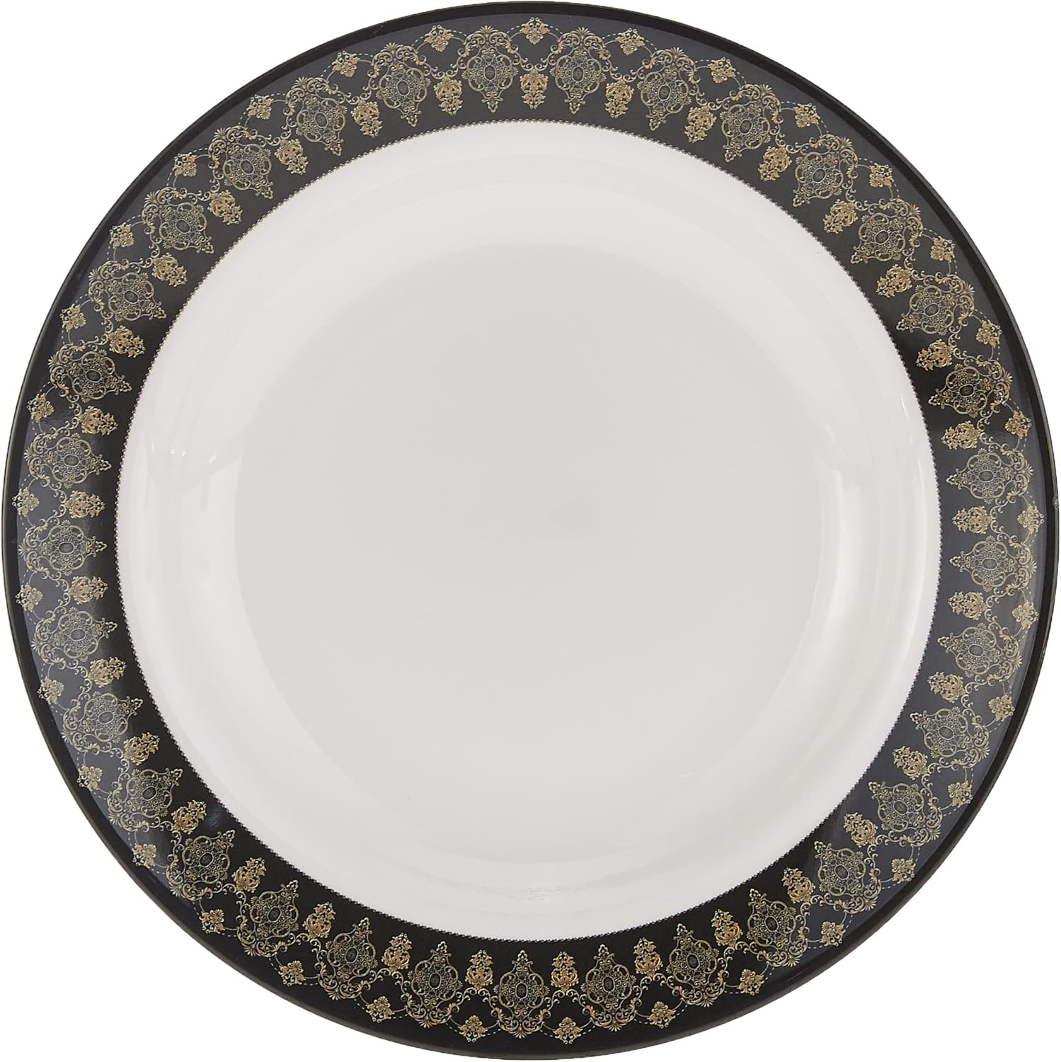 Servewell Henna Melamine Round Rim Soup Plate-23CM - Image 2