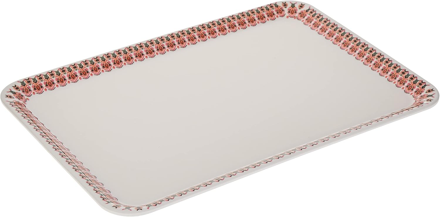 Servewell Melamine Amber Comfort Tray 35x24cm-White - Image 2