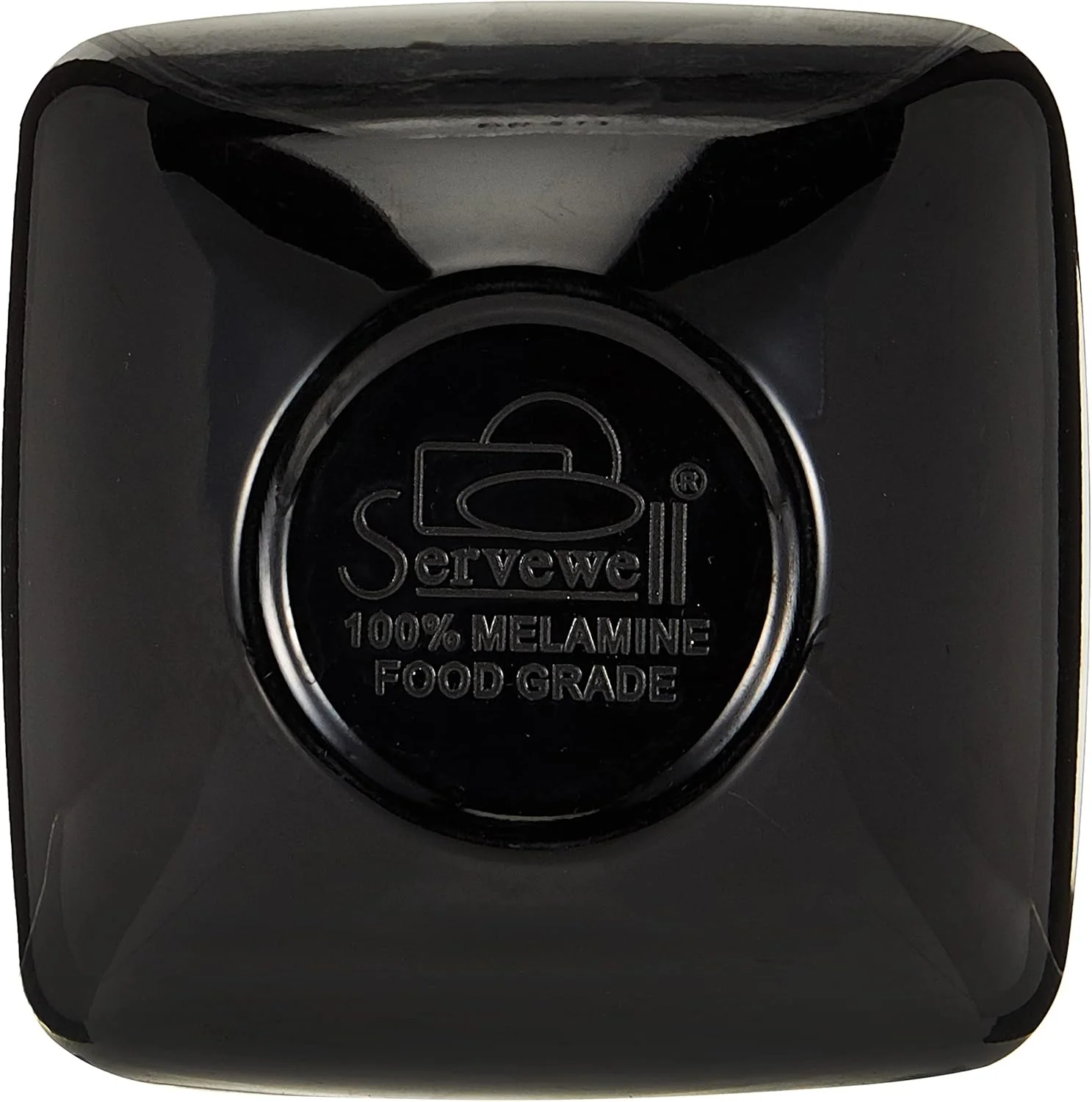 Servewell Melamine Horeca Square Bowl-9.5CM-Black - Image 3