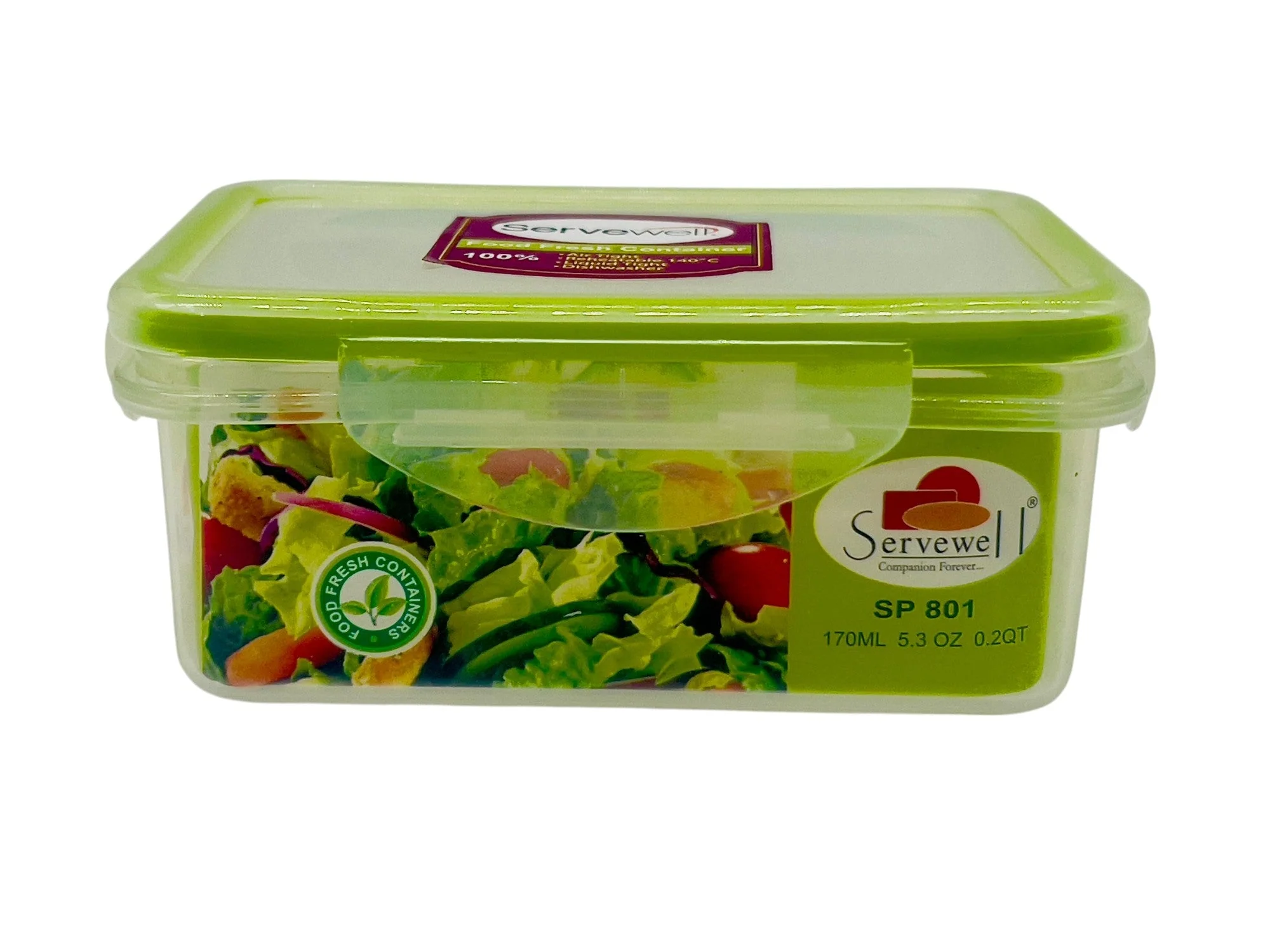SERVEWELL Rectangular Food Container 170ml- SF9130