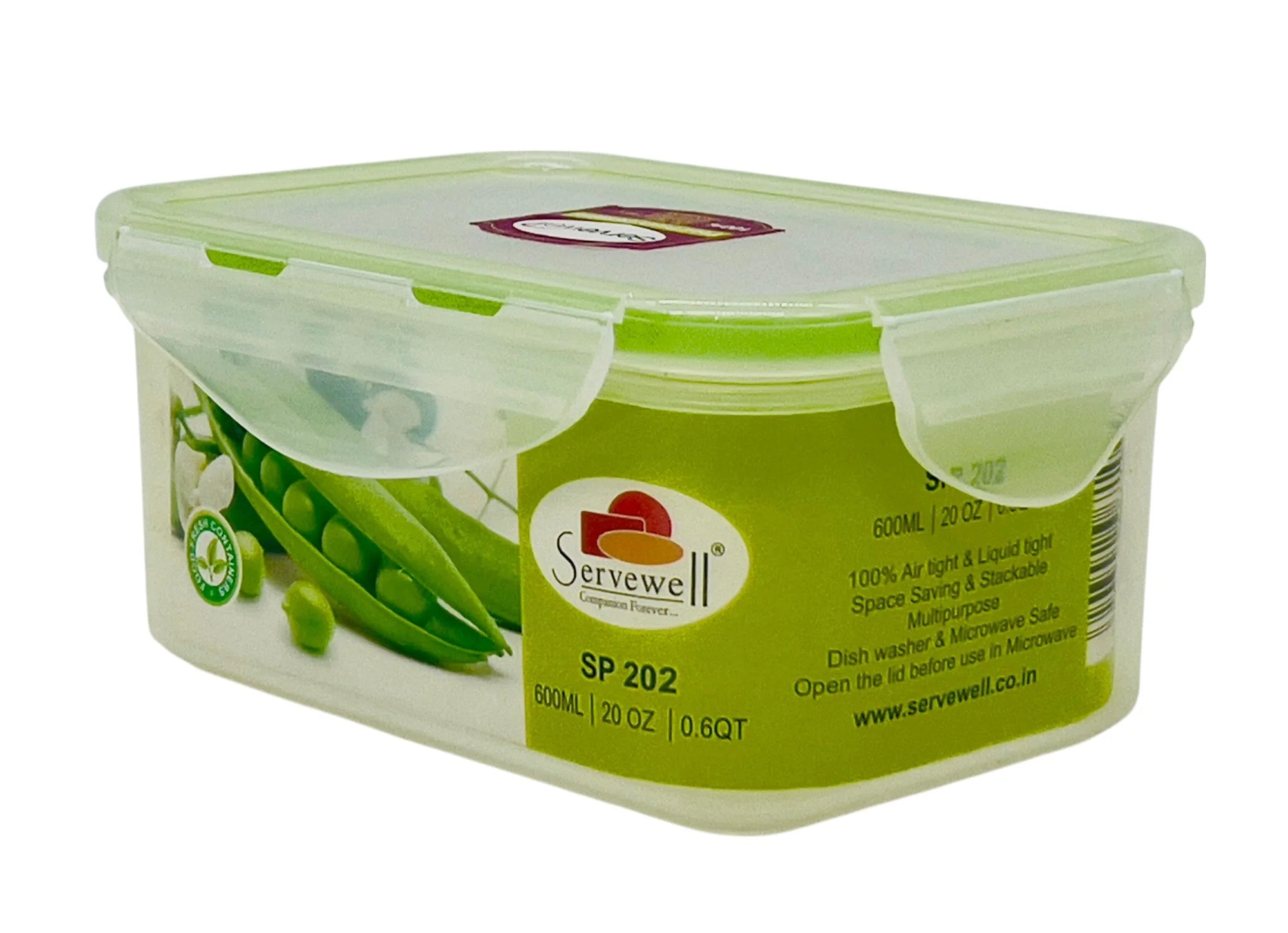 SERVEWELL Rectangular Food Container 600ml- SF9133 - Image 2