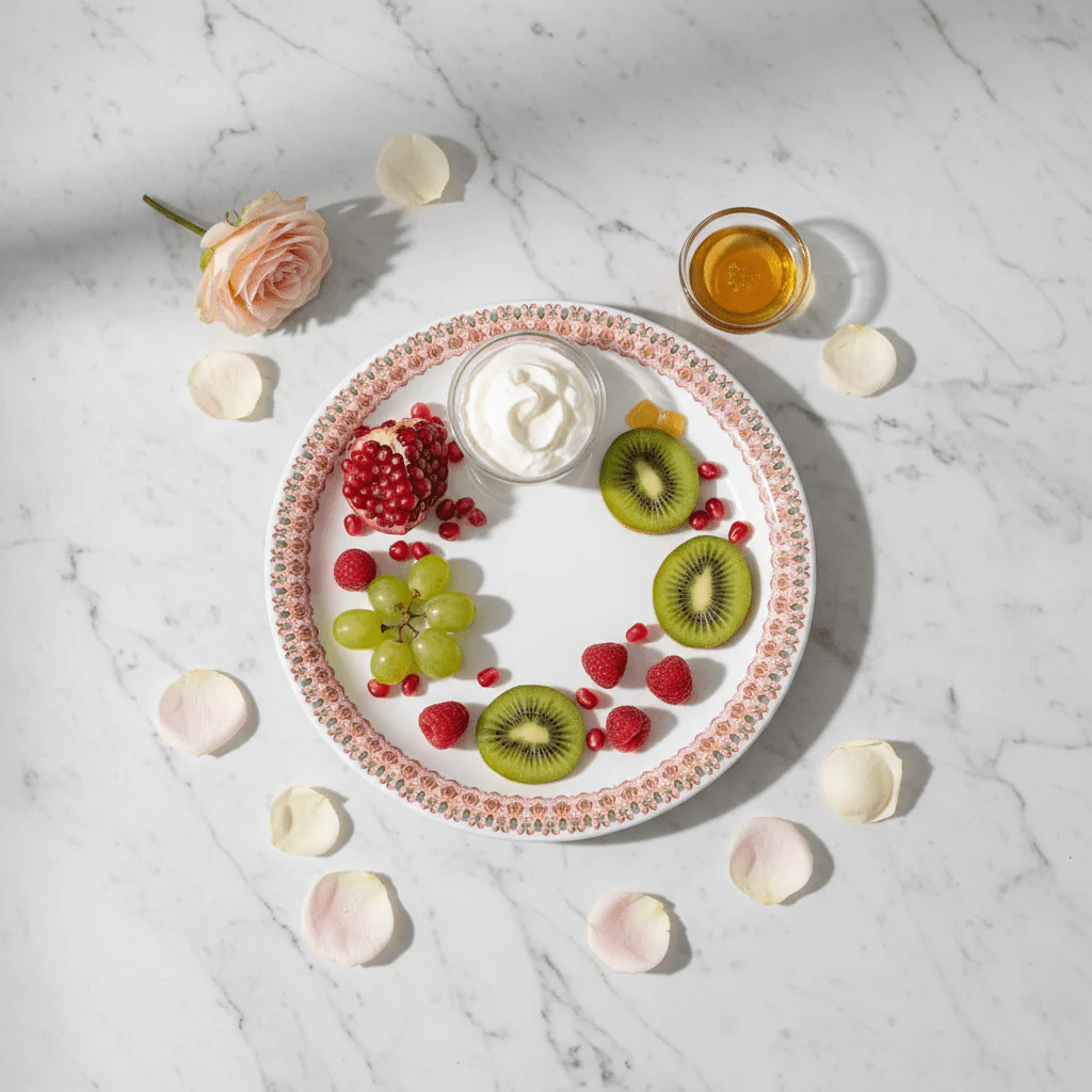 Servewell White Melamine Dinner Plate 19cm| Elegant Floral Border Design - Image 3