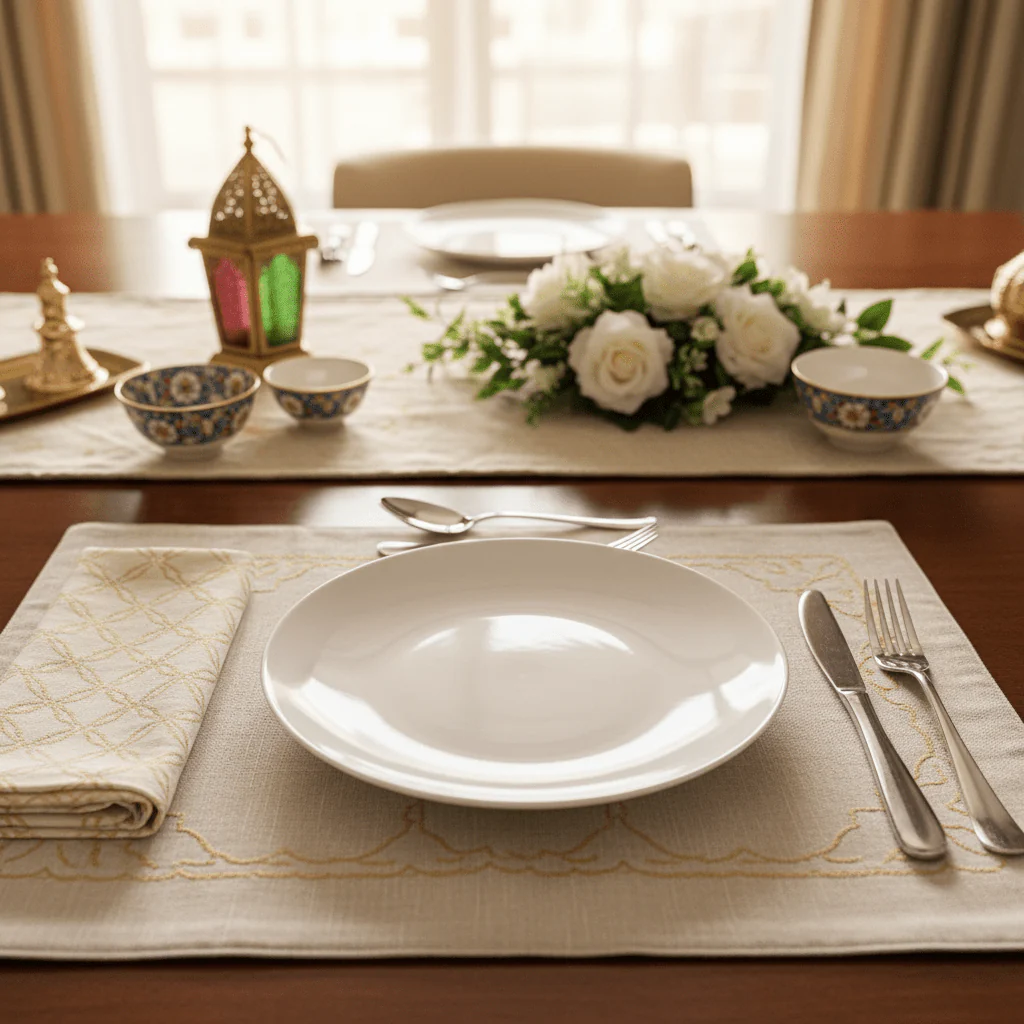 Luhpar Refined White Round Porcelain Plate 7 Inch – Medium Side Plate for Serving & Dining - Image 2