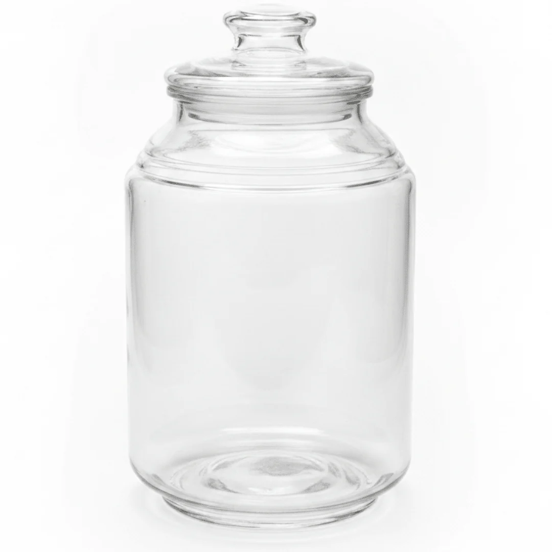 Signature Glass Storage Jar with Lid — 3500ml | Premium Kitchenware