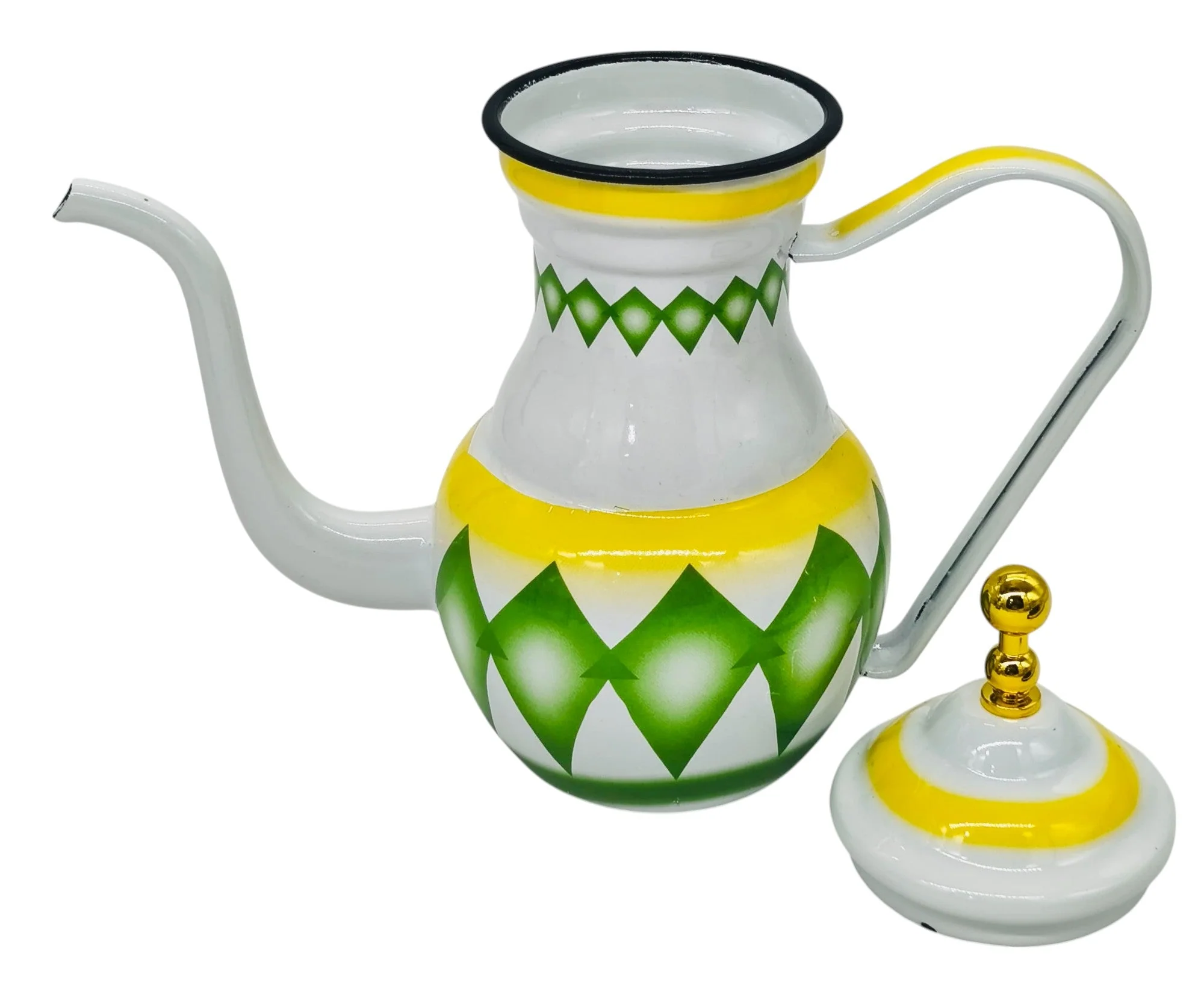 SIMBA Enamel Kettle 1400ml, Green - Image 3