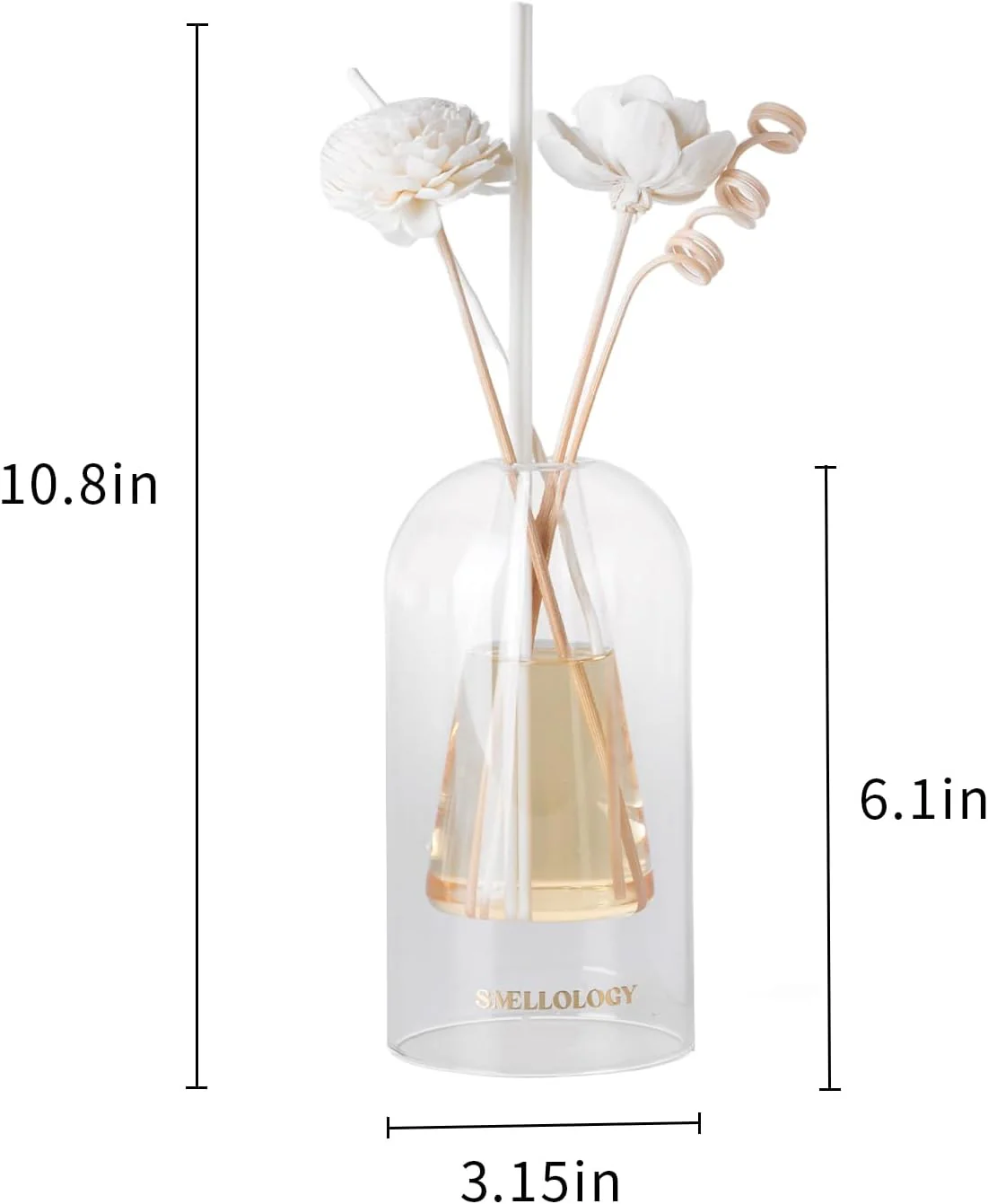 SMELLOLOGY  Tranquil Flower Flowers Home Diffuser- Autumn Vibes 120ml - Image 3