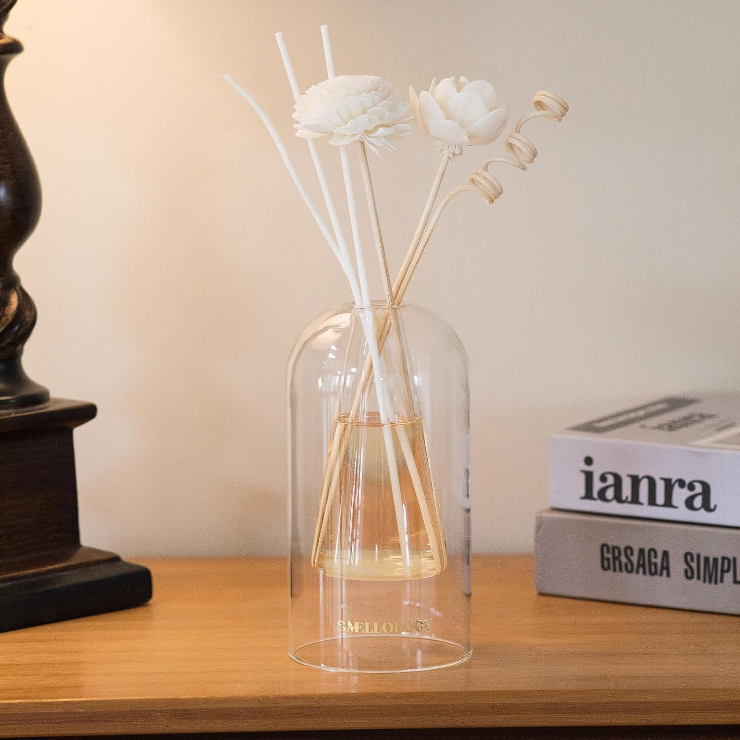 SMELLOLOGY  Tranquil Flower Flowers Home Diffuser- Jasminum Sambac 120ml - Image 2