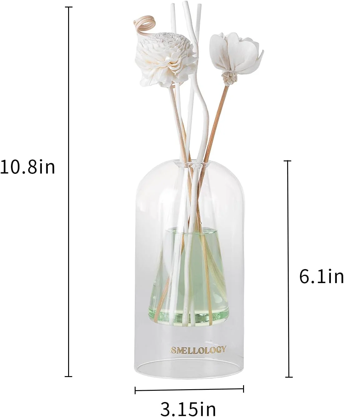 SMELLOLOGY  Tranquil Flower Flowers Home Diffuser- Tea Escape 120ml - Image 3