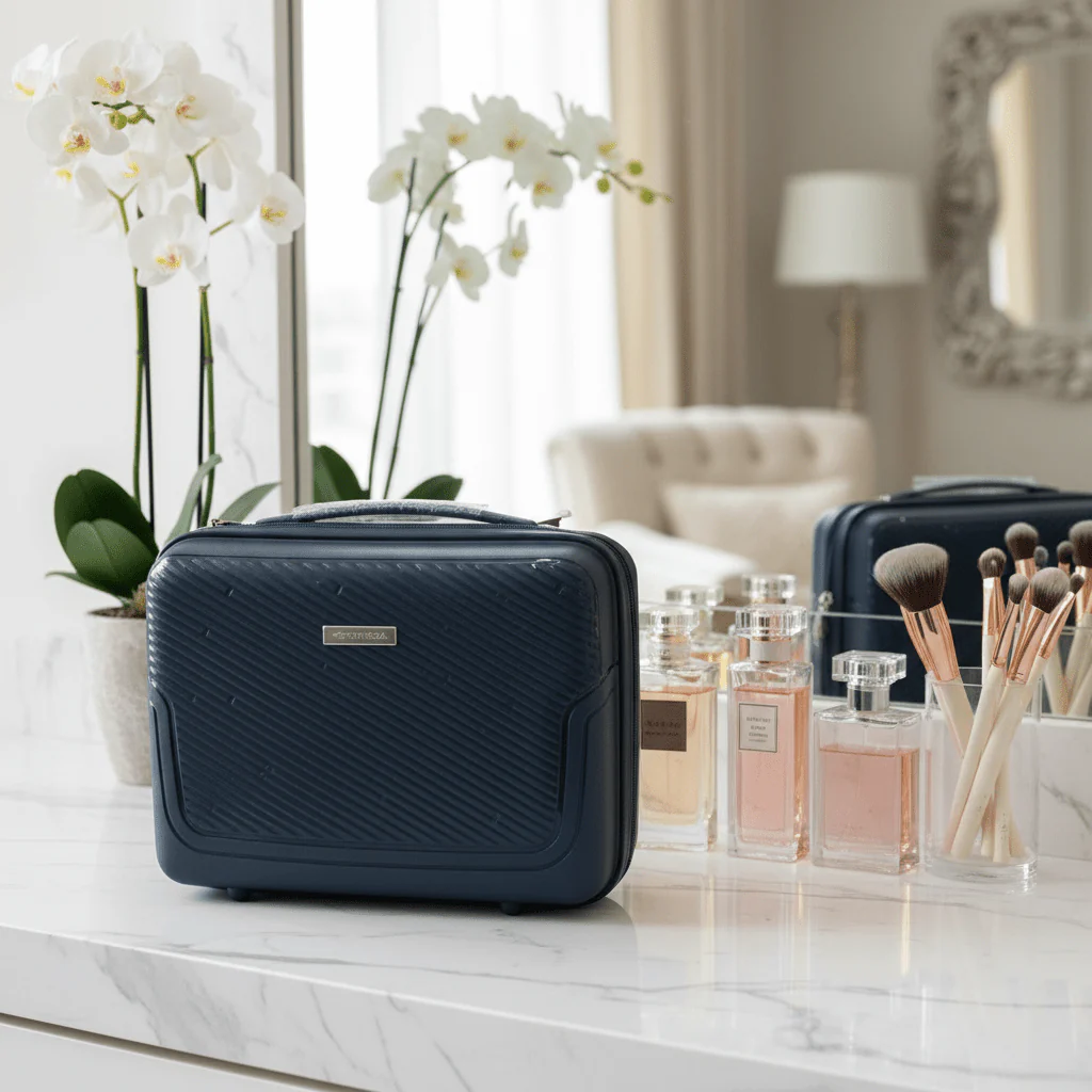 Sonada Hardshell Beauty Case | Lightweight Travel Vanity Organizer 14-Inch - Image 2