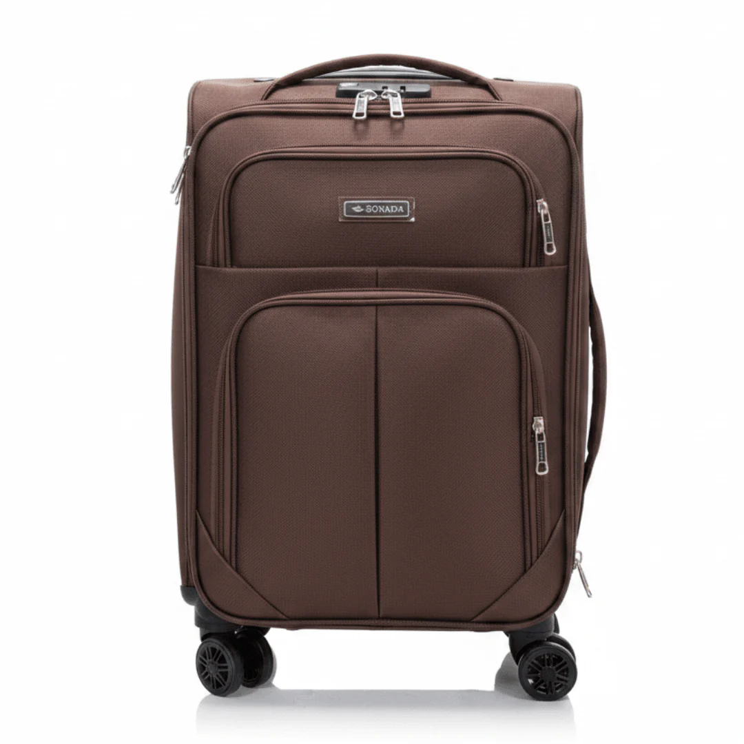 Sonada Polyester Trolley Bag | 8-Wheel Spinner | Lightweight Carry-On | 20 Inch | - Image 4