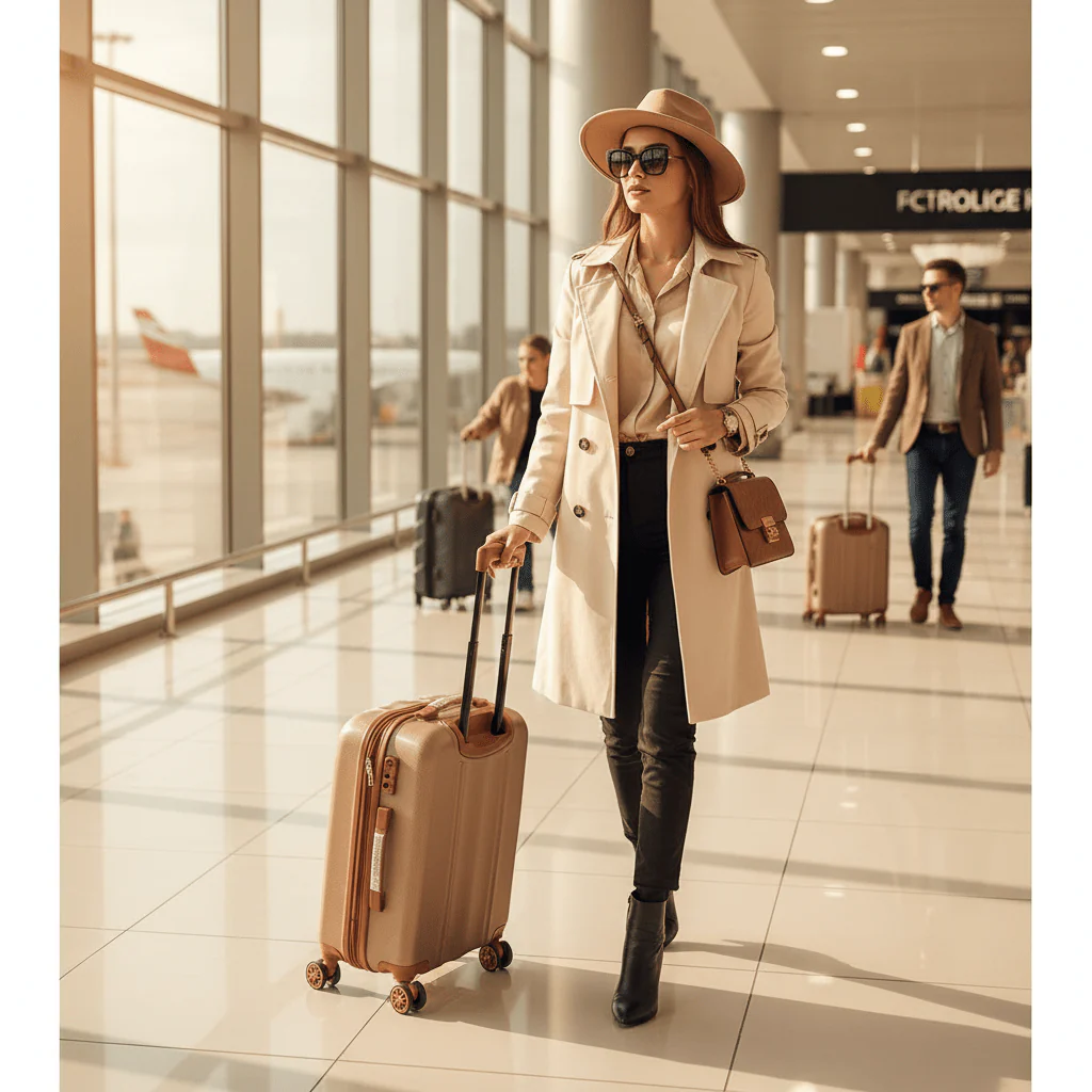 Sonada 21 Inch Hardshell Spinner Trolley Bag | Cabin Size Carry-On Luggage | - Image 2