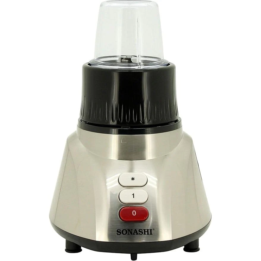 SONASHI 3 in 1 Blender Black SB-160N Ð 3 Speed, Pulse Control, 500W Countertop Blender Mixer Grinder with Overheating Protection, 1.5L Unbreakable Jar, Chopping Cup, Grinding Cup | Kitchen Appliances - Image 5