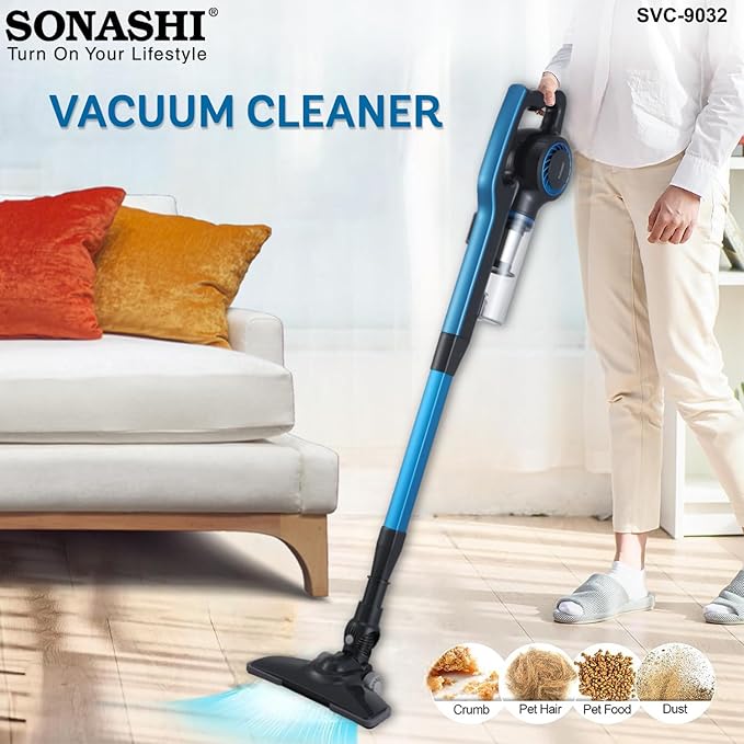 SONASHI Handheld Stick Vacuum Cleaner 0.9 L 600W SVC-9032 - Image 3