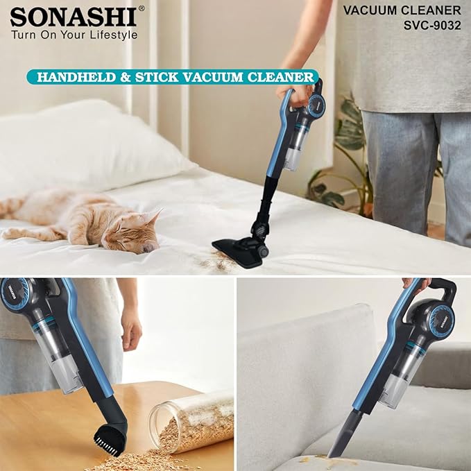 SONASHI Handheld Stick Vacuum Cleaner 0.9 L 600W SVC-9032 - Image 5