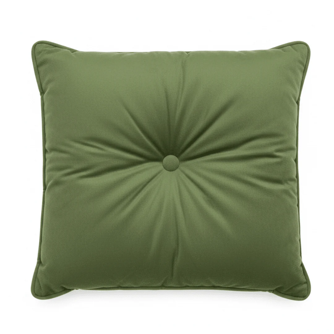 Square Cushion With Polyester Cover & Cotton Fiber Fill - 40×40cm - Rose / Brown / Burnt Orange / Army Green / Teal Blue - Image 6