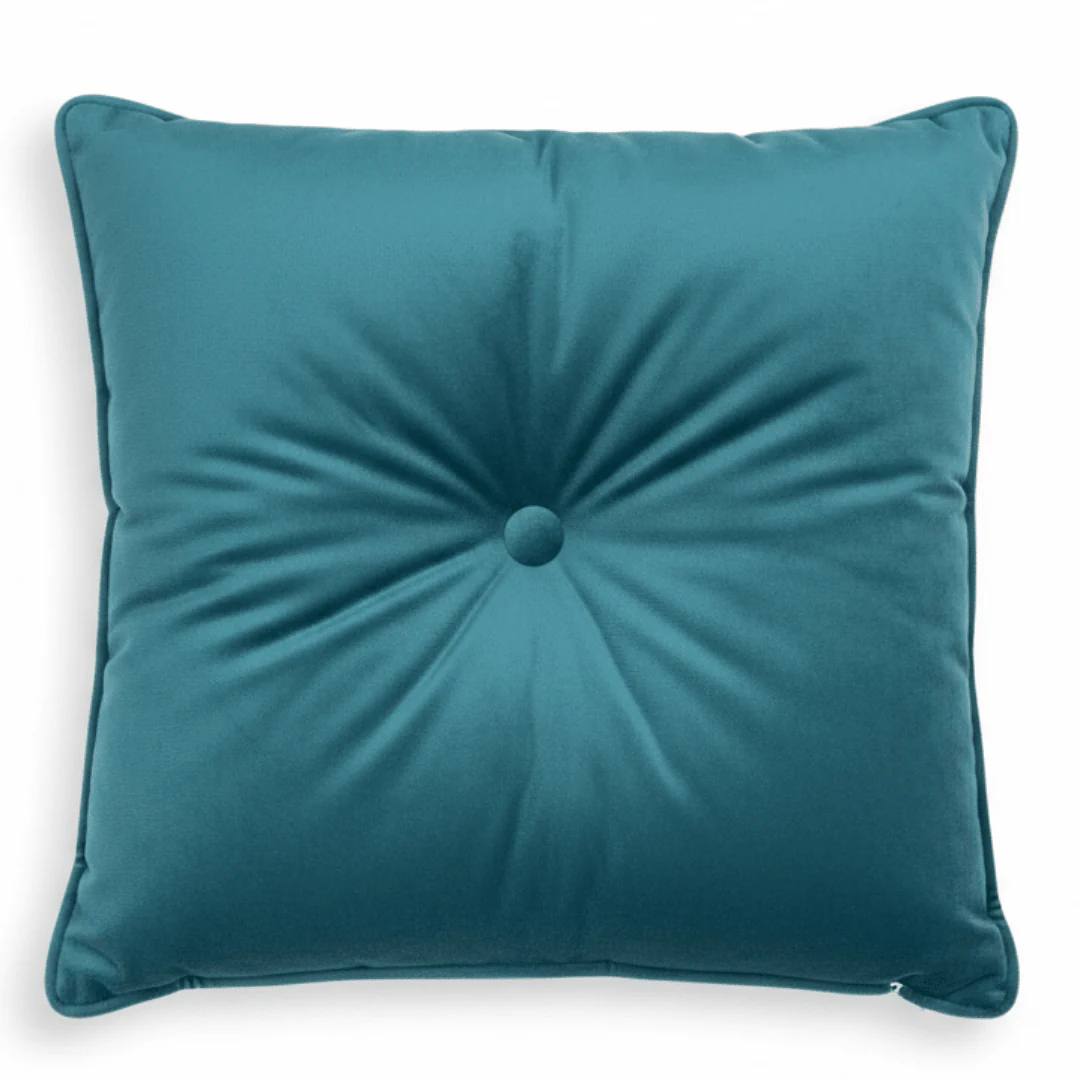Square Cushion With Polyester Cover & Cotton Fiber Fill - 40×40cm - Rose / Brown / Burnt Orange / Army Green / Teal Blue - Image 8