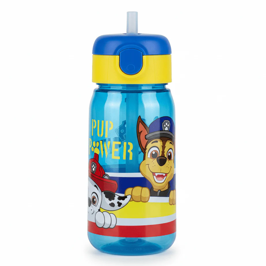 Stor Paw Patrol Reusable Plastic Water Bottle Blue 510ml Kids Drinking Bottle BPA Free School Bottle