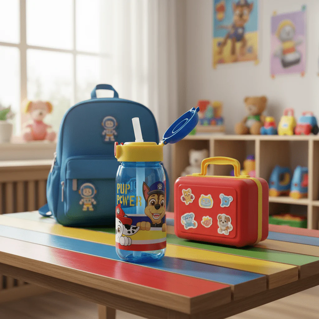 Stor Paw Patrol Reusable Plastic Water Bottle Blue 510ml Kids Drinking Bottle BPA Free School Bottle - Image 2