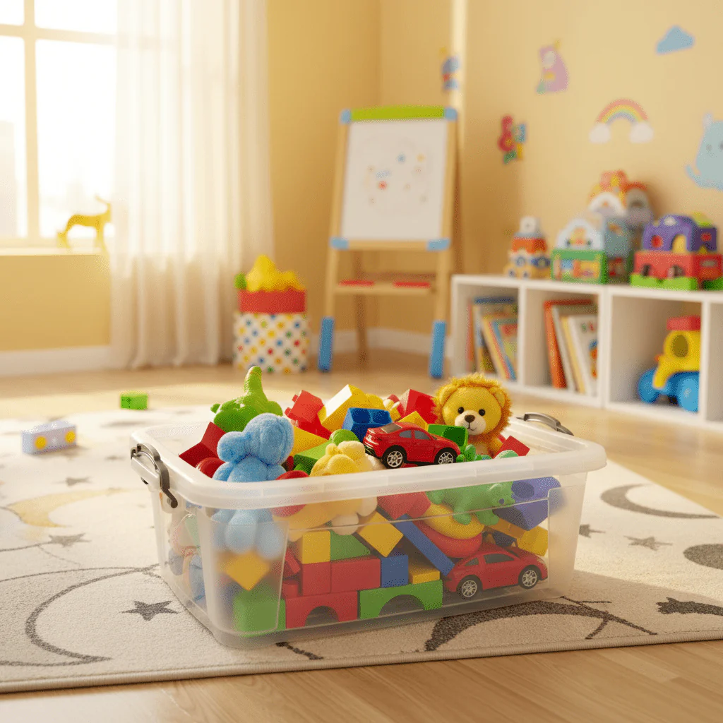 Storage Box 30L with 6 Wheels | L63 × W40.5 × H21 cm - Image 6