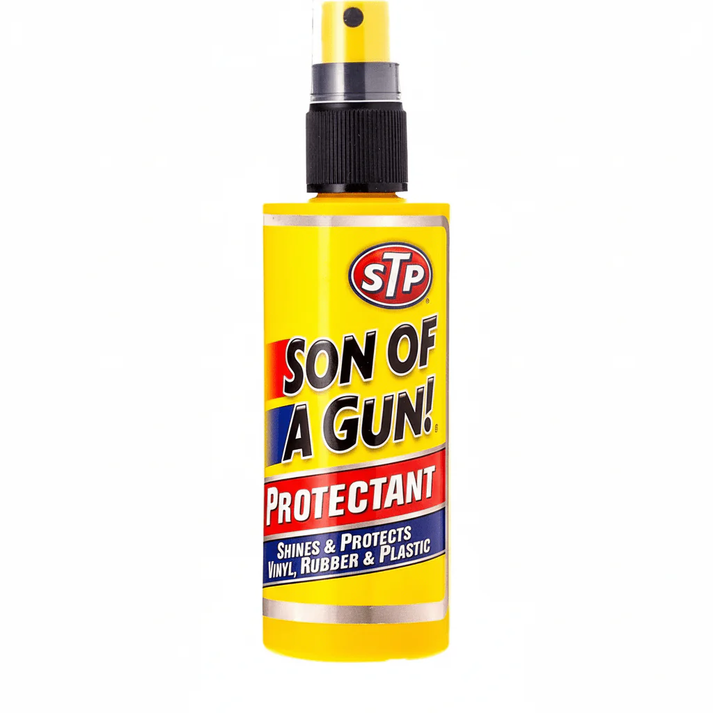 STP Son Of A Gun Protectant Shine & Protects Vinyl Rubber & Plastic-118ML