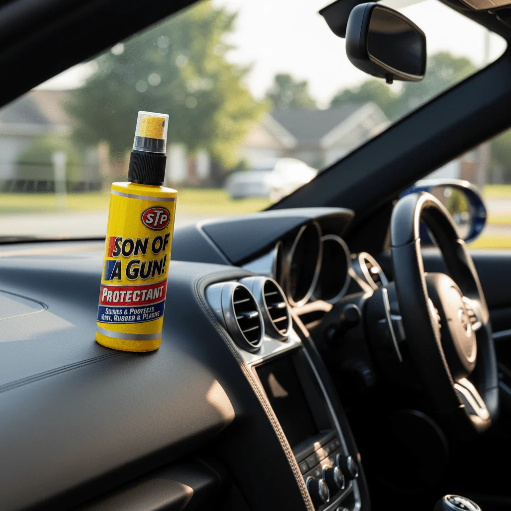 STP Son Of A Gun Protectant Shine & Protects Vinyl Rubber & Plastic-118ML - Image 2
