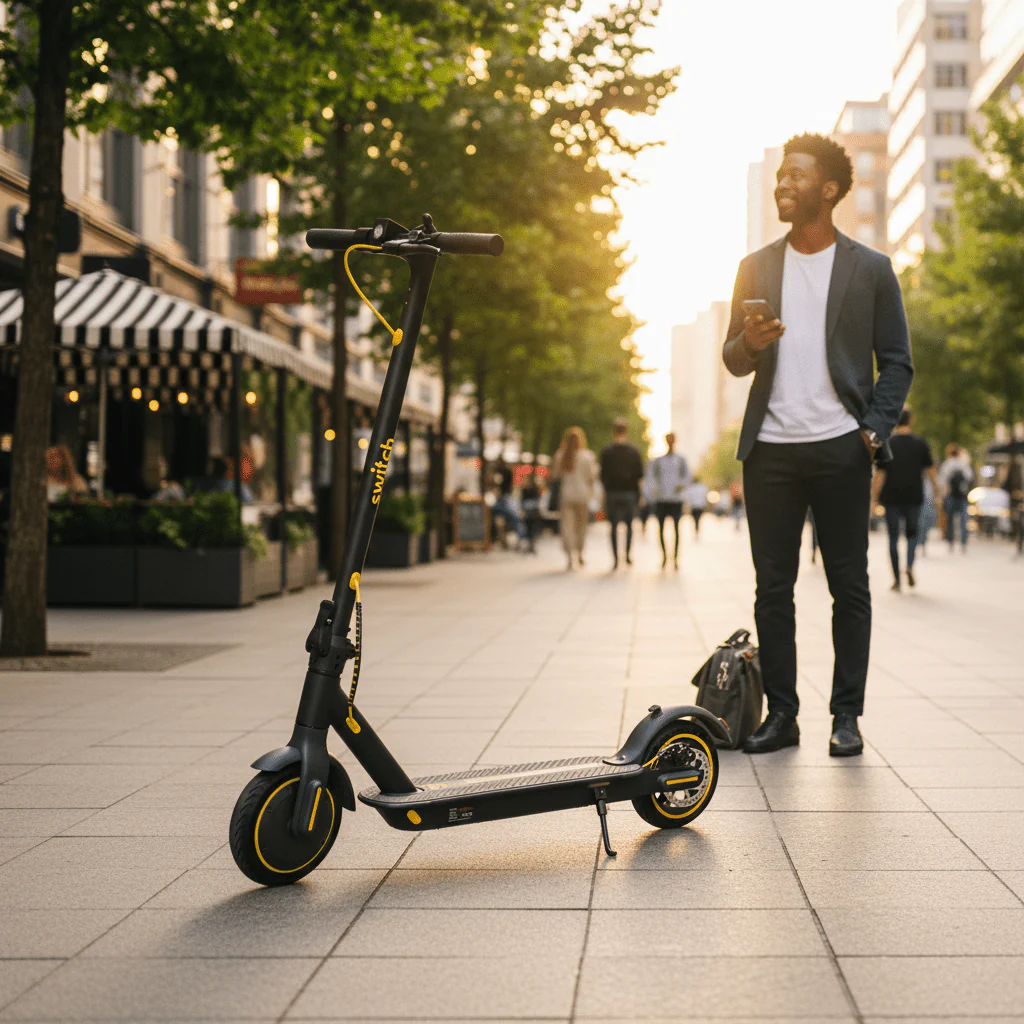 Switch E-Scooter 350W | ES-D110 | Foldable Urban Electric Scooter - Image 8