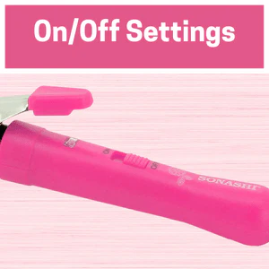 Sonashi Hair Curler with PTC Heater, Maximum Heat Up Temperature 200°, For Smooth Curls With Advanced Temperature Control, Curler for All Hair Types 25W SHC-3002 Pink - Image 7