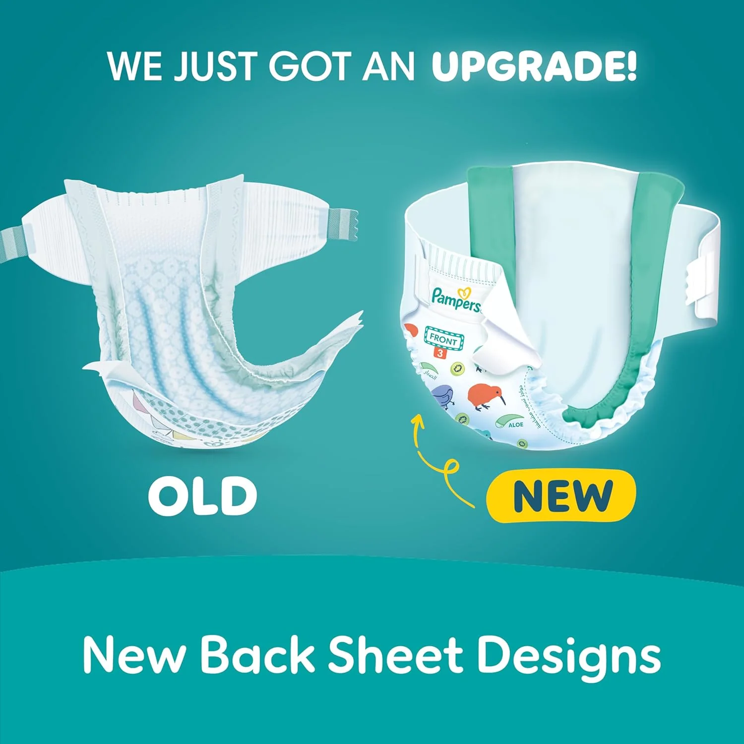Pampers Rash Protection, Size 3, 6-10 kg, Carry Pack, 17 Diapers - Image 3