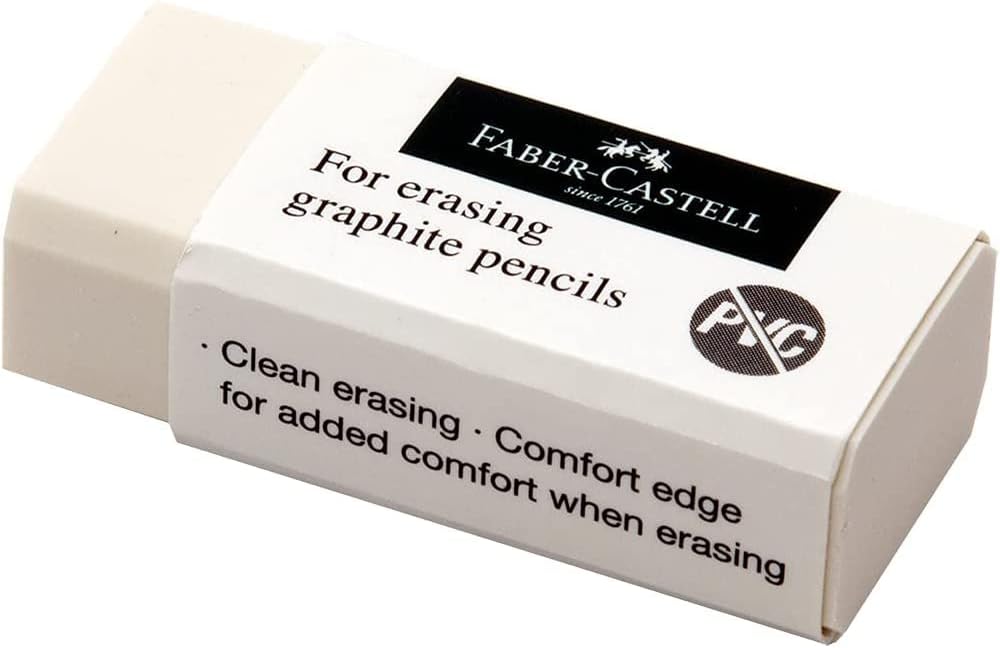Faber-Castell PVC-Free Eraser – Pack of 16 - Image 3