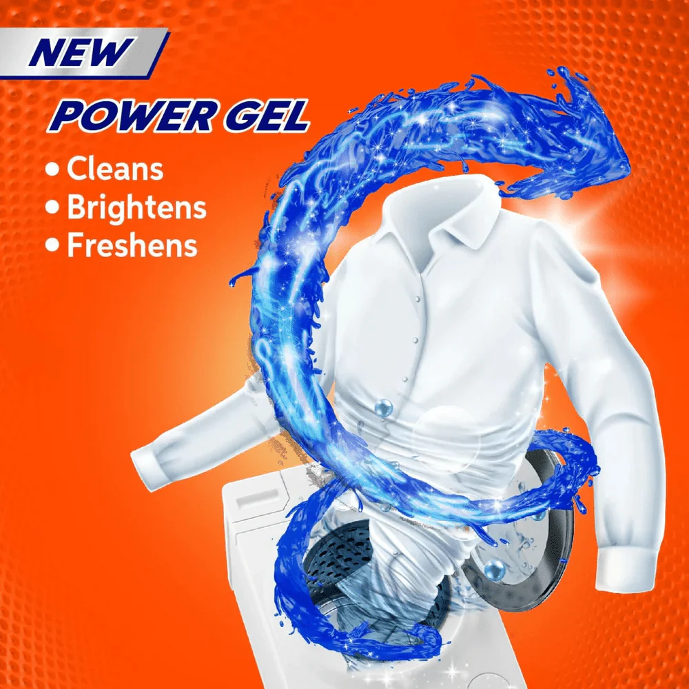 Tide 2pcs Triple Power Gel Laundry Detergent 1.8L, Downy Floral Breeze - Image 5