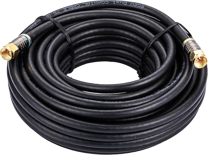 TOPSAT RG6U Coaxial Cable/Dish Cable 75 ohm,18 meter Length