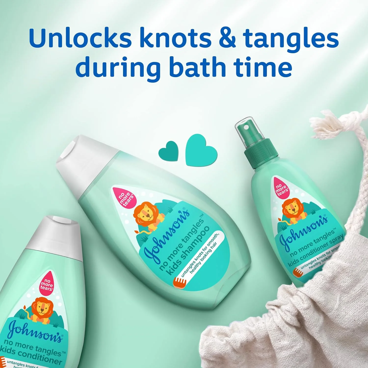 Johnson's No More Tangles Kids Conditioner Spray 200ml - Image 5