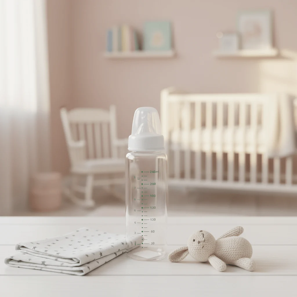 Turtees Kids Glass Feeding Bottle 240ml (8oz) - Image 4