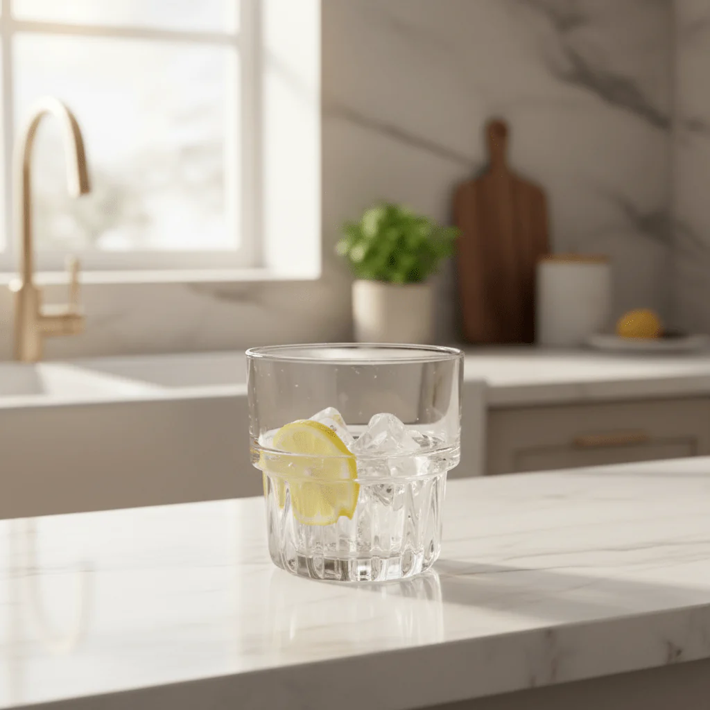 Twinkle Short Clear Glass Tumbler Compact Size for Juice Water and Everyday Use 250ml - Image 2