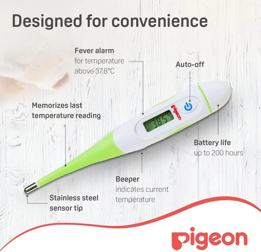 Pigeon Digital Thermometer, Assorted Colors - Image 3